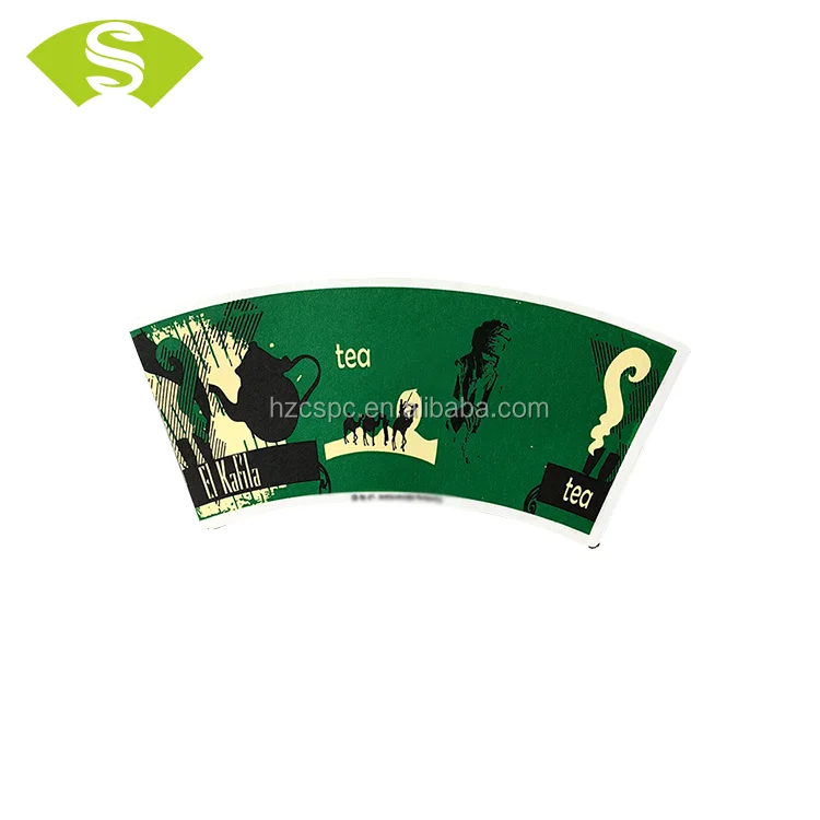 
High quality soy based ink printing paper cup fan made in china 