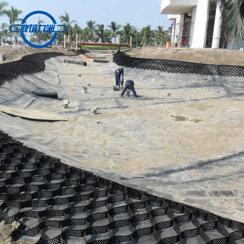 Recycled hdpe geocell plastic geocell grava estabilizador