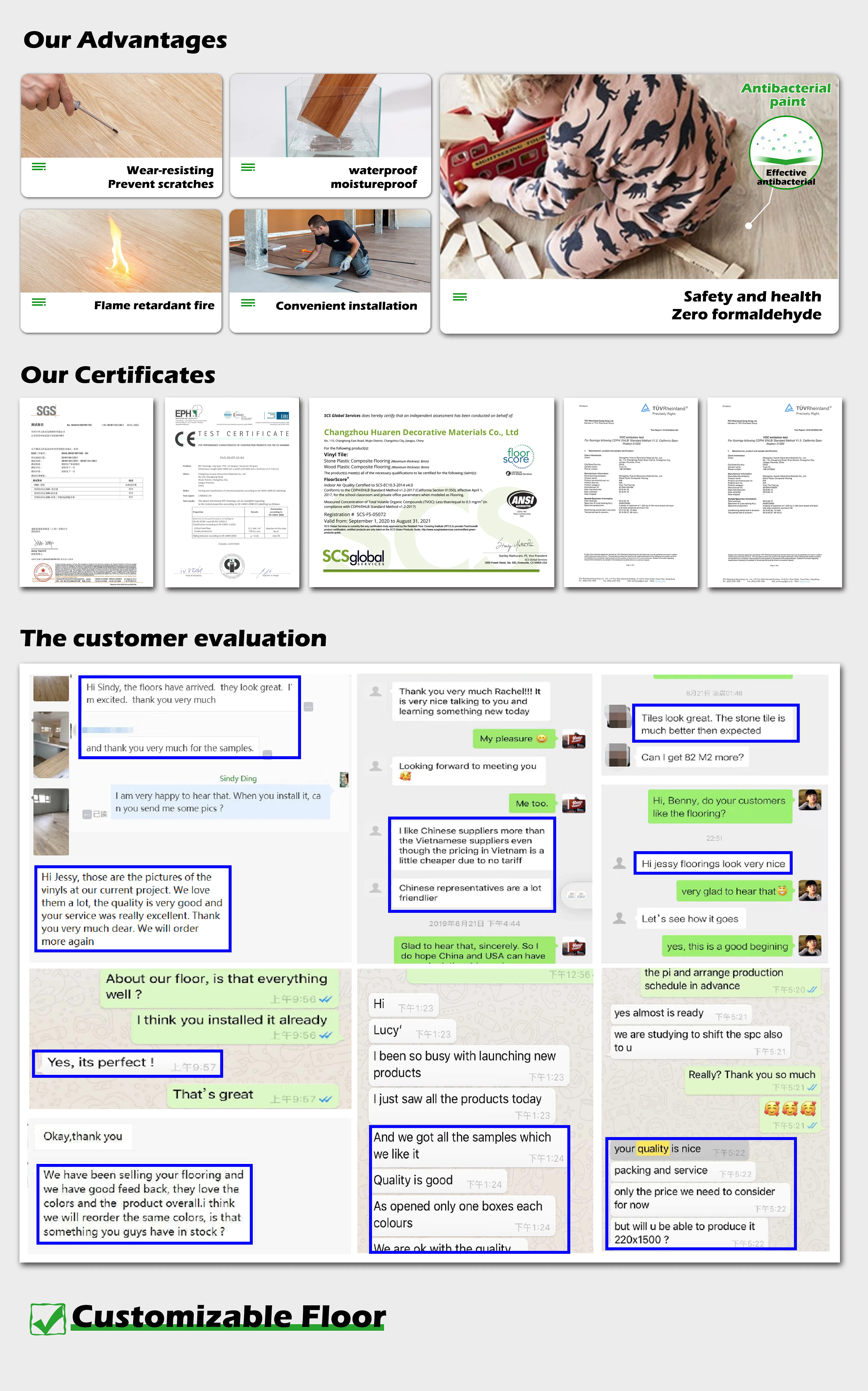 4mm Hybrid Click Lock Waterproof 6mm Pisos Spc Vinyl Floor Vinil Suelo En Click De Pvc Piso Vinilico Spc Click