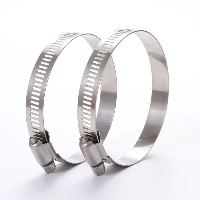 OEM Full size adjustable heavy duty quick release stainless steel small thumb screw hose clamps for pipe