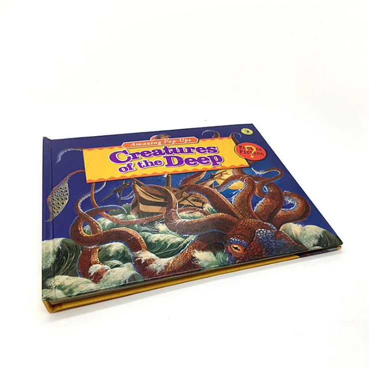 New Design cartoon children popup book print service