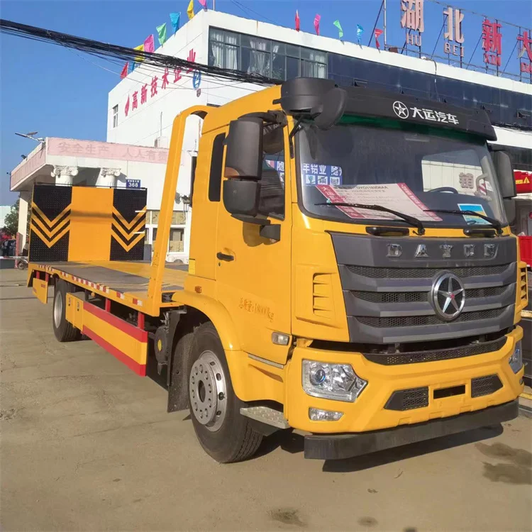 Factory Directly Sale Dayun 8ton 10ton13ton Rollback Tow Truck Flatbed Wrecker Recovery Vehicle Flatbed Towing Vehicle New Used