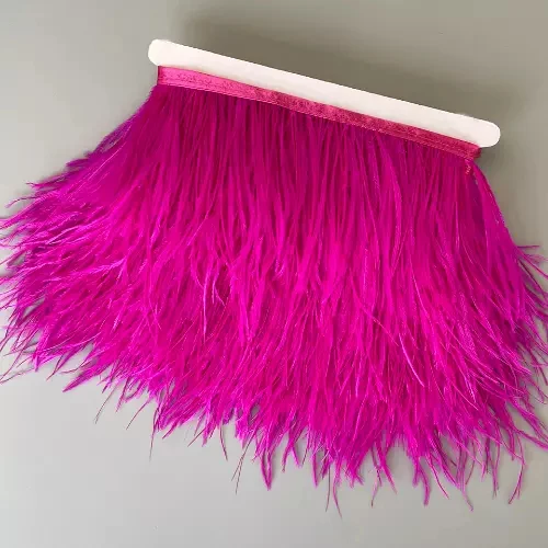 Wholesale Natural Ostrich Feathers Boa For Crafts Black Or Royal Blue Down Ostrich Feathers Trim