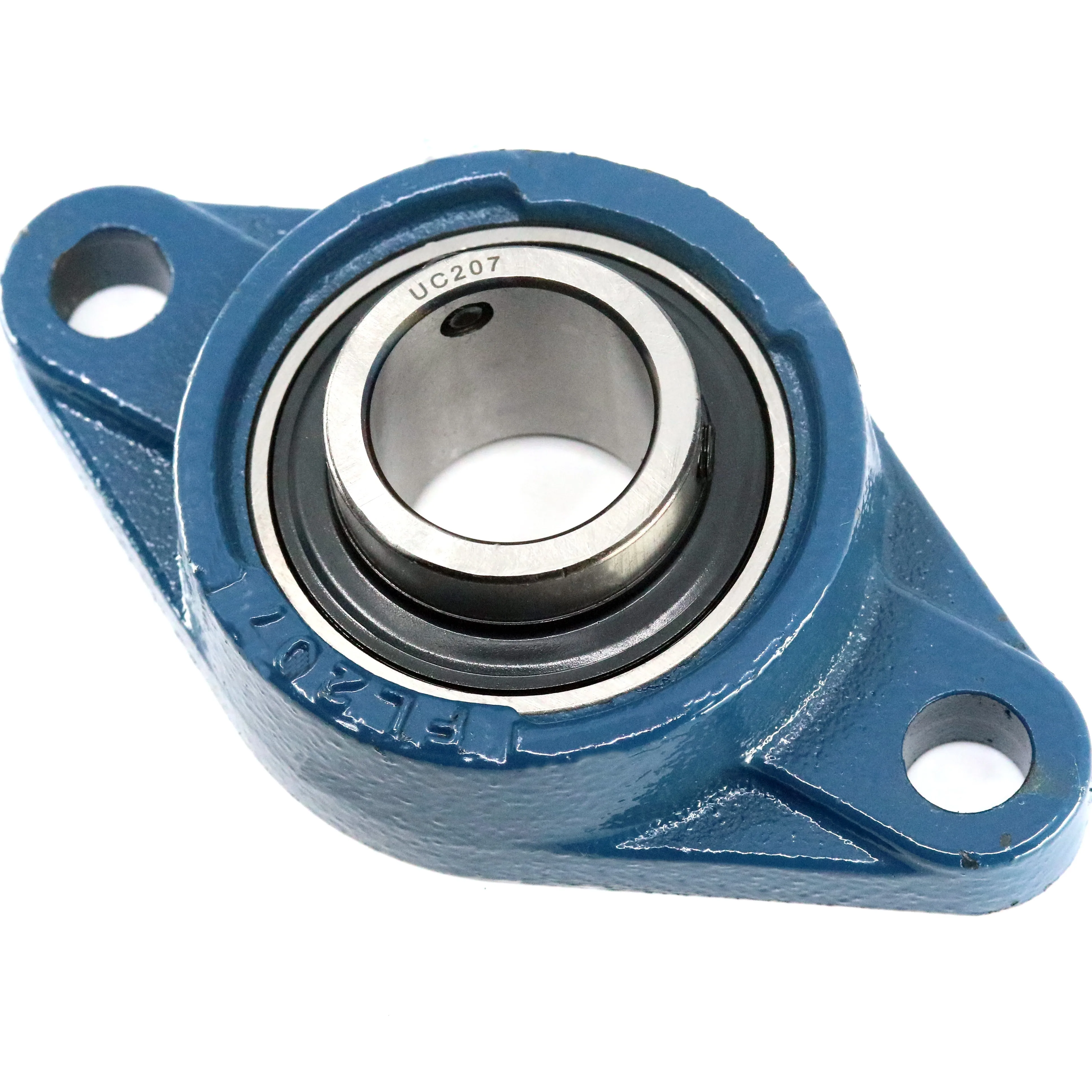 UCFL205 2 Bolt Flange Pillow Block Bearing 25mm Inside Diameter, Set Screw Locking, Cast Iron, Metric