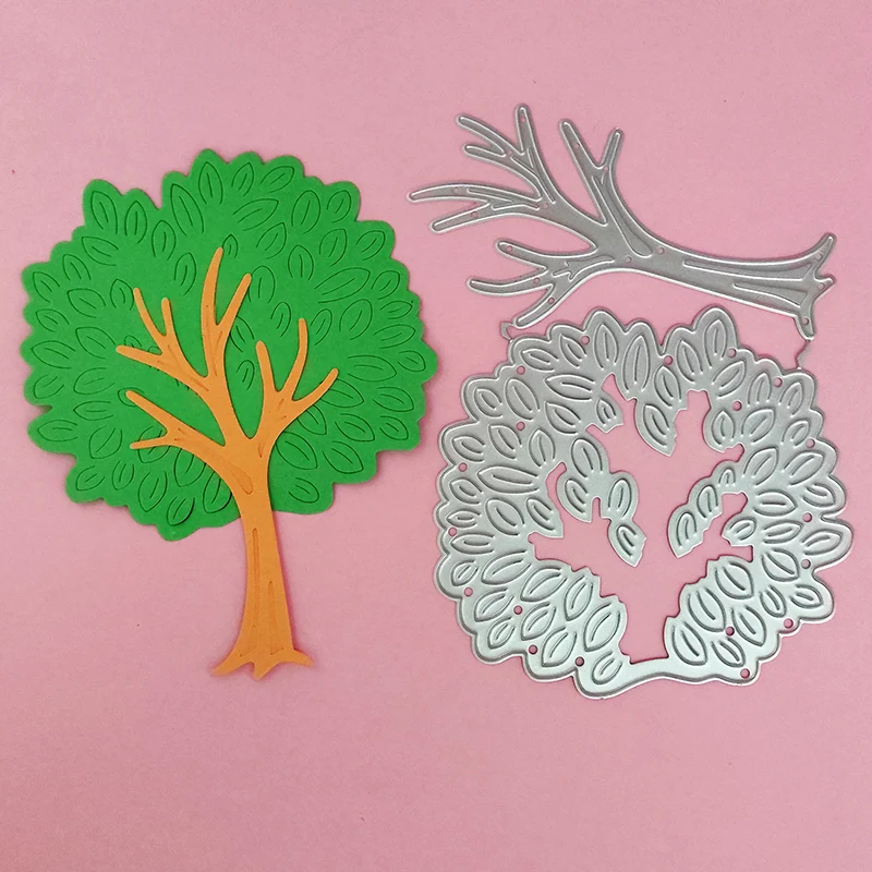 AAGU Metal Cutting Die Mould Scrapbook Decoration Embossing Photo Album Decoration Card Making Tree Leaf Metal Cutting Dies