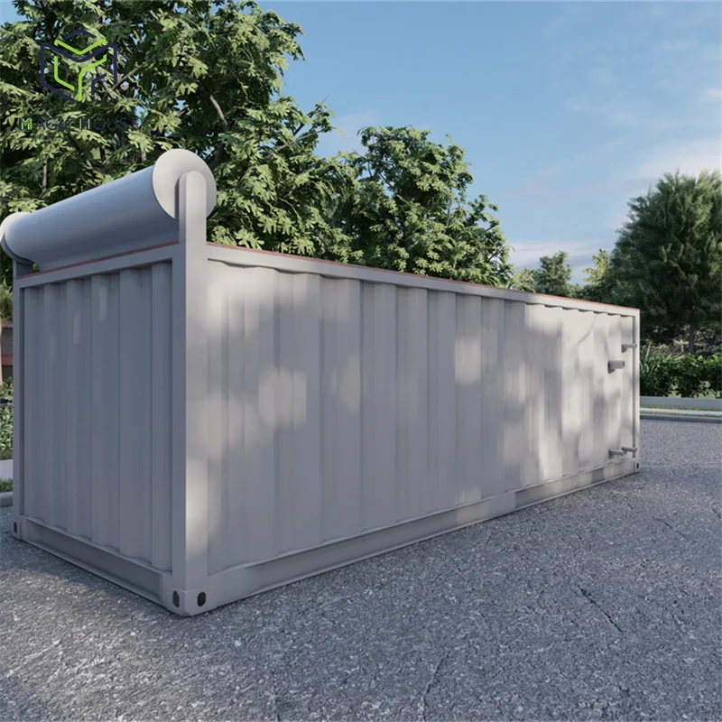 20ft Ship Container Pool Customized Sizes Acrylic Glass Window One Stop Equipment