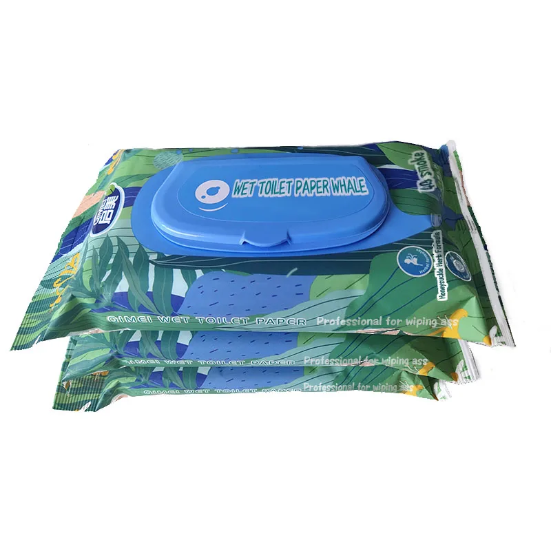 2022 Customized High Quality Alcohol Free Outdoor Portable Wet Toilet Paper Cleaning Butt (1600503394569)