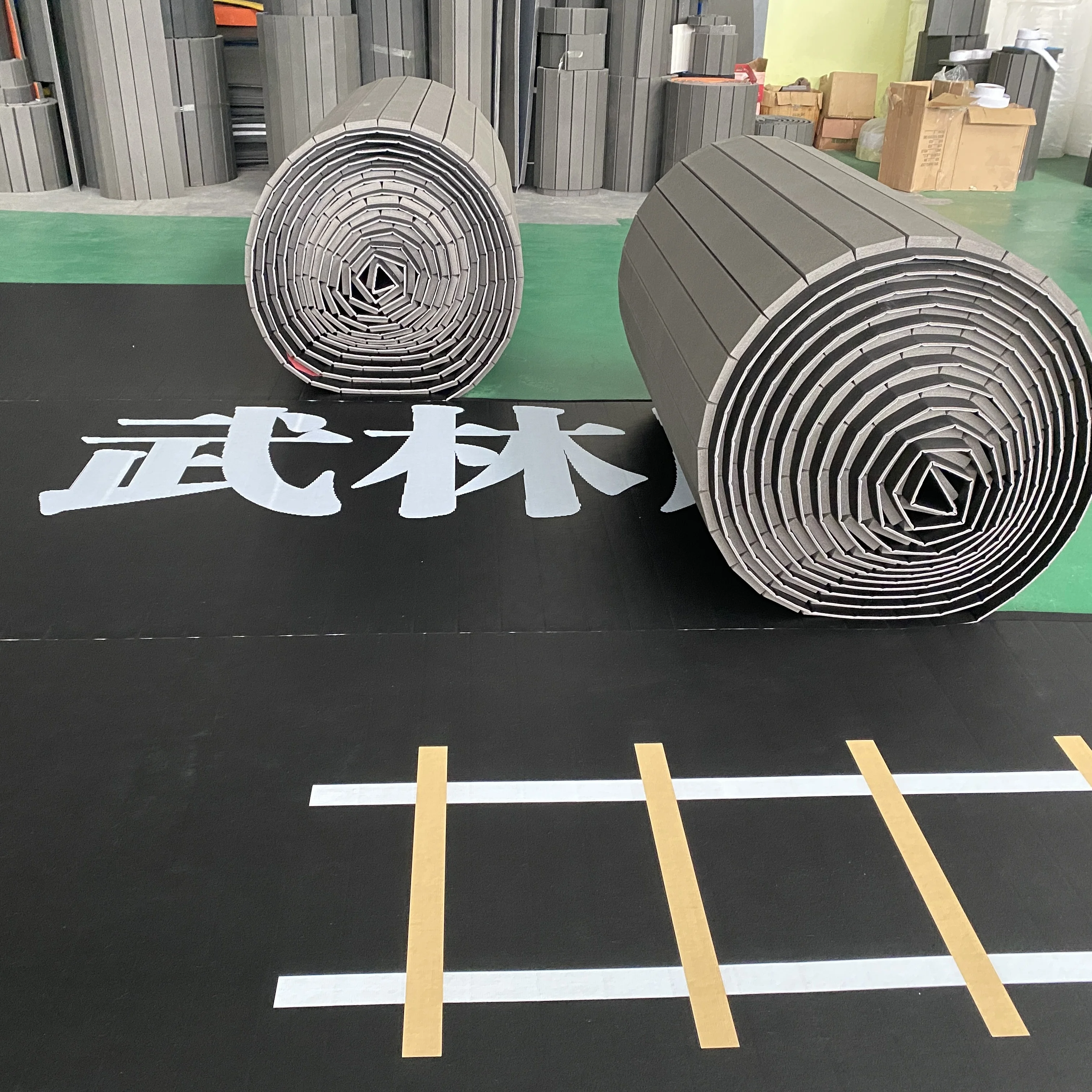 PVC roll mats jiujitsu wrestling tatami mat judo for MMA