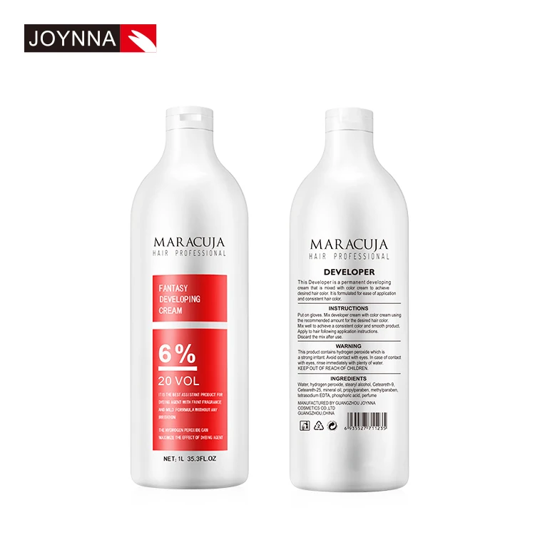 OEM Permanent Color Oxident Cream Developer Oxidant Bleach Hair Peroxide
