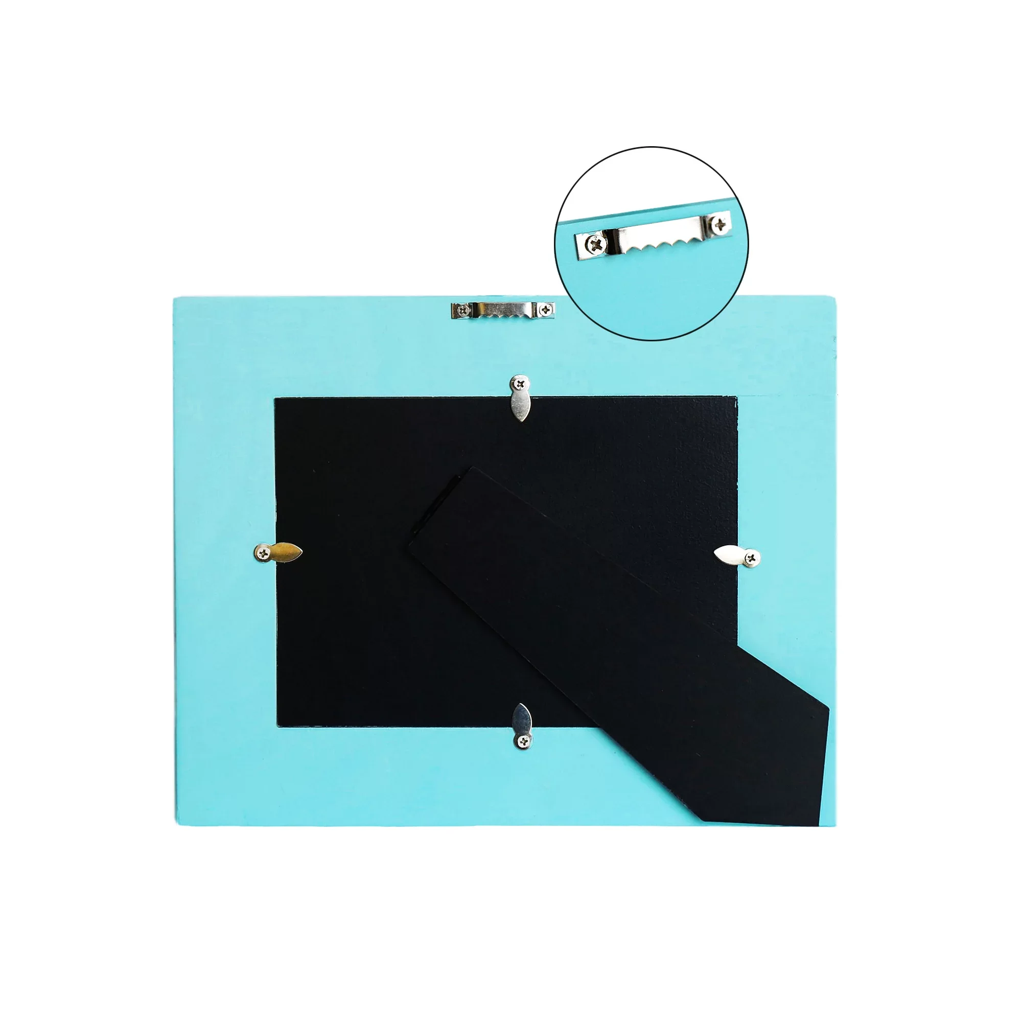 ARTMADE OEM Handicrafts 5x7 Wood Picture Frame MOM LOVE Photo Frame with Glass Cany Stand Table Top, Rustic Farmhouse Home Decor