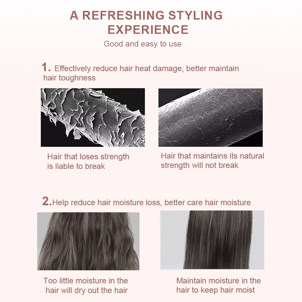 SMET New Hot-selling 9 in 1 High speed interchangeable hair dryer Curling iron Hot air comb Multi-purpose styling tool