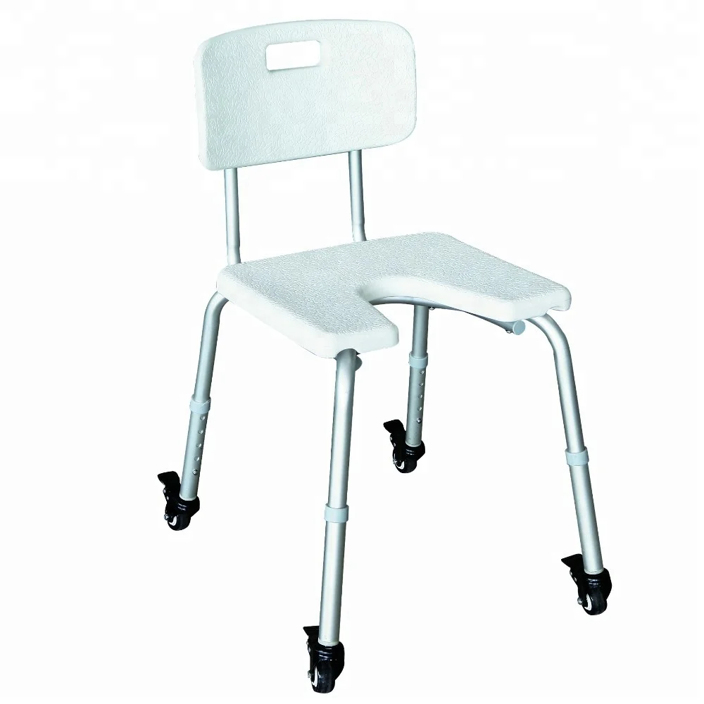 Portable Lightweight Aluminum bathroom disability shower chair