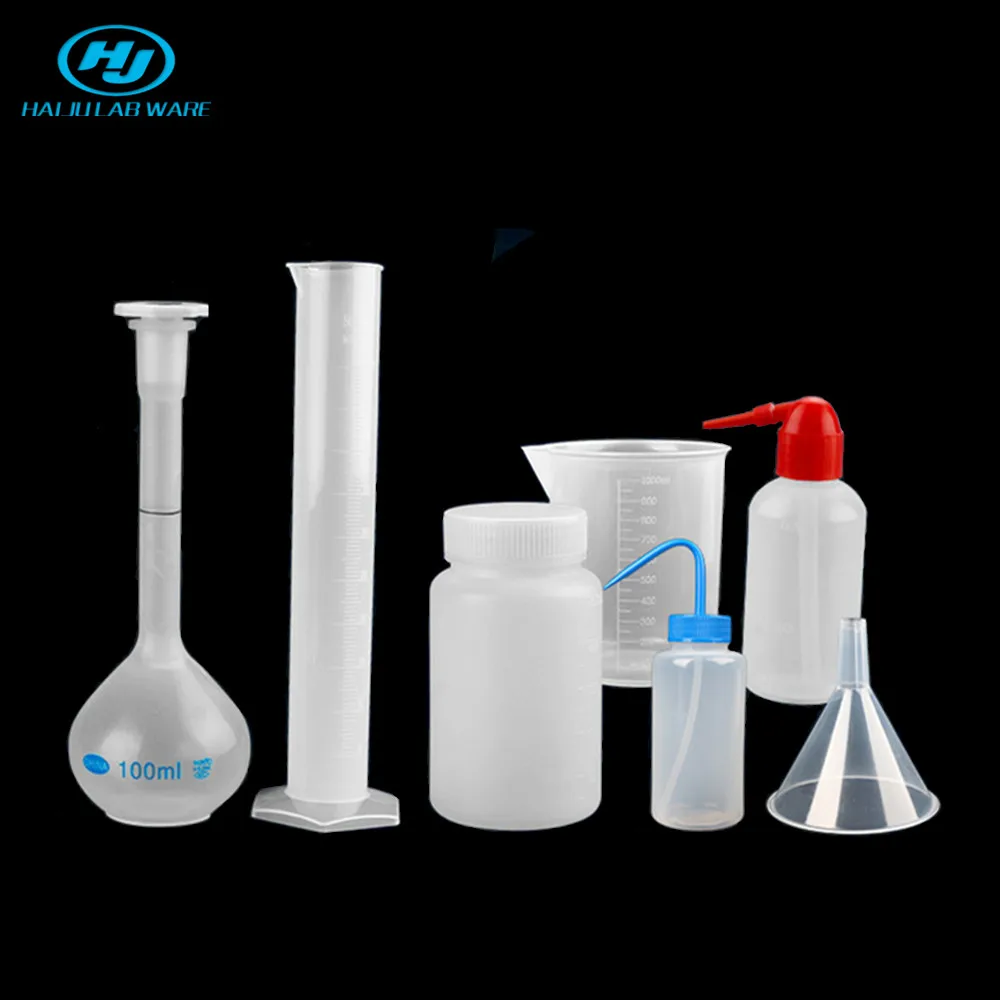 HAIJU LAB Laboratory PP Plastic Male Straight GL14 GL18 Hose Barb Connector Joint Check Valve Suction Control Valve