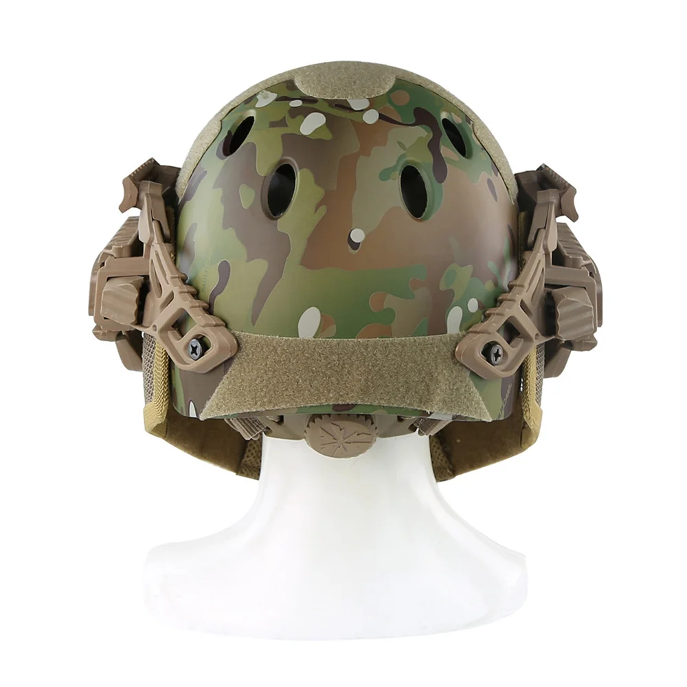 MUCHAN Fast PJ Style Helmet with Full Face for Combat Helmet One Solid Color Version