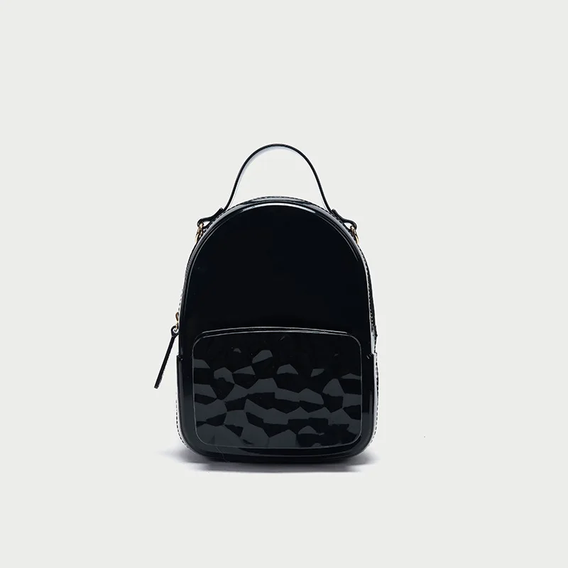 2022 New Fashion Retro Women Bag Solid Silicone Jelly Small Backpack Female Casual  Simple Messenger Bag