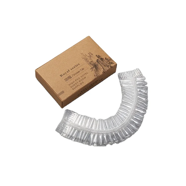 Custom Luxury Waterproof Disposable Hotel Shower Caps for Hotel