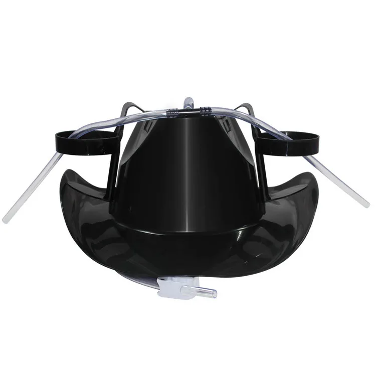 Wholesale Cheap and Hot Sale Amazing Custom Drinking Beer Helmet Popular Plastic Drinking Cowboy Hat
