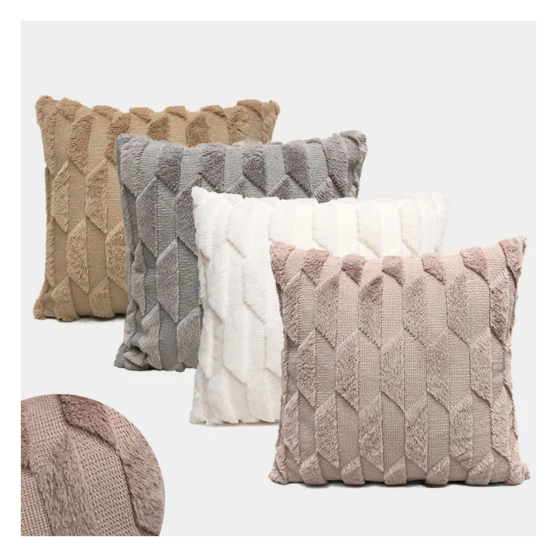 Innermor white polyester cushion cover decorative Jacquard Pillow cover embellished cushion covers cushion covers wholesa