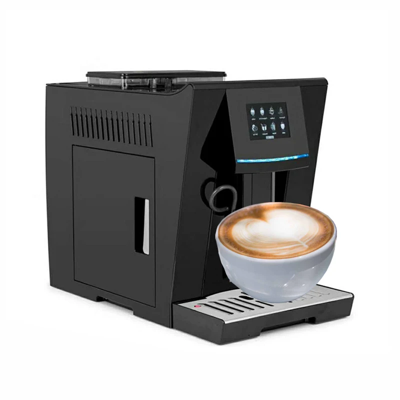 Popular Design Plastic Automatic Espresso Latte Cappuccino Coffee Maker Milk Foam Making Machine Italian Tea Equipment