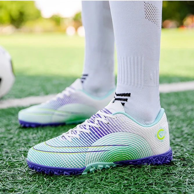 2023 High Quality Football Boots Shoes Boy Ag Soccer Cleats Shoes For Men