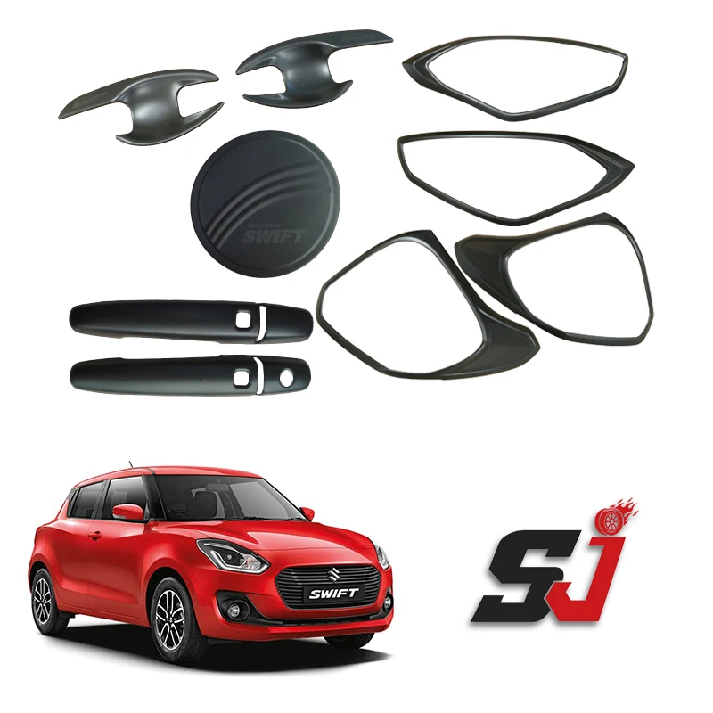 High Quality Automotive Accessories Combo Set Chrome Kit Garnish Set for suzuki swift body kit