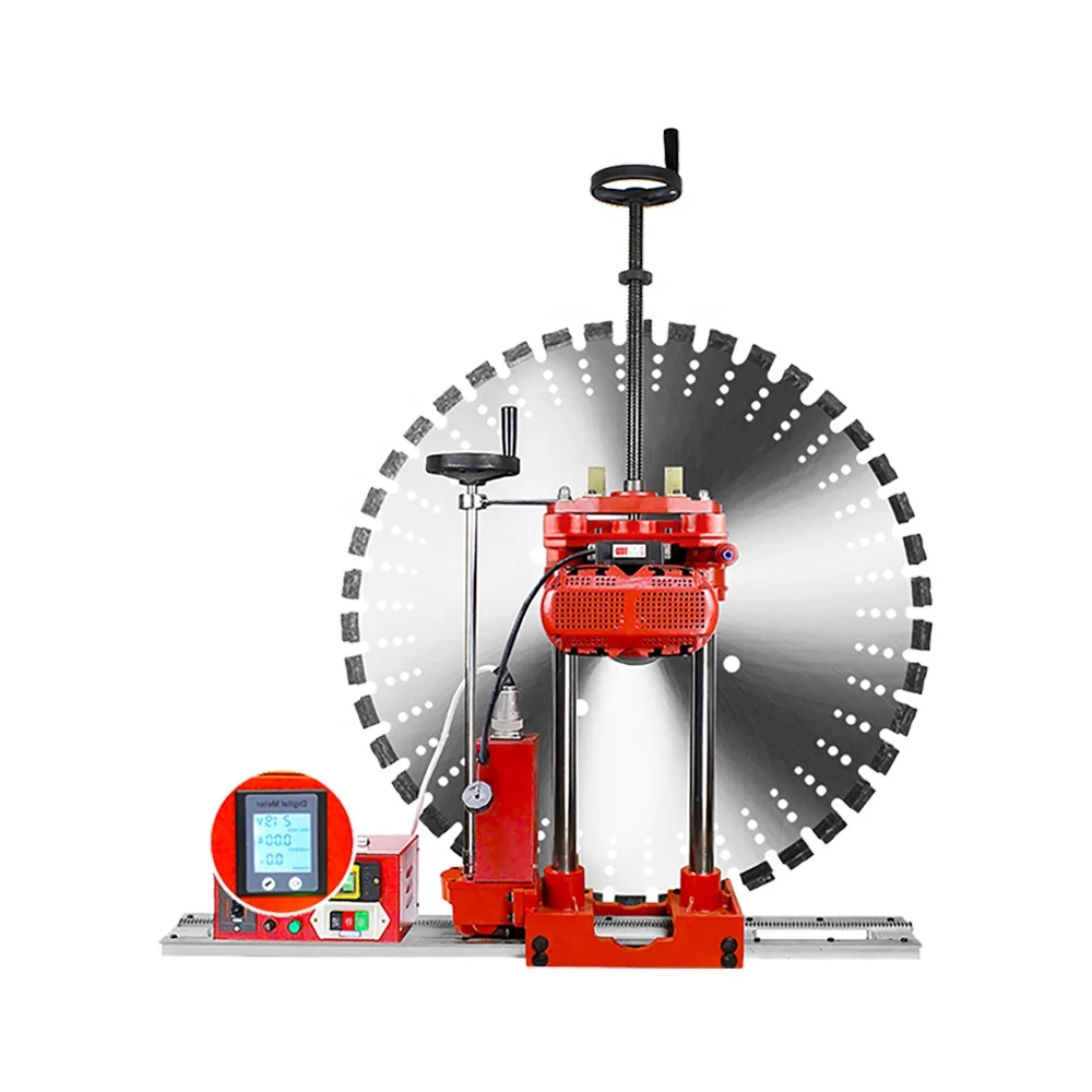 135kg door window cutting brush motor cordless saw 8500w power tools wall saw cutter machine with digital control box