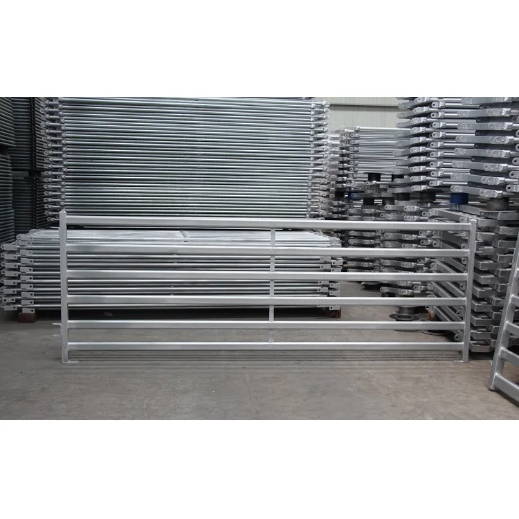 Movable Farm Yard Corrals / 2m Steel Cattle Horse Paddock Fence /  Portable Galvanized Sheep Panels and Gate