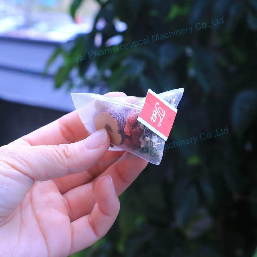 Combination Type Four digital  scale small sachet pyramids  bag pouch packing machine for health herbal tea