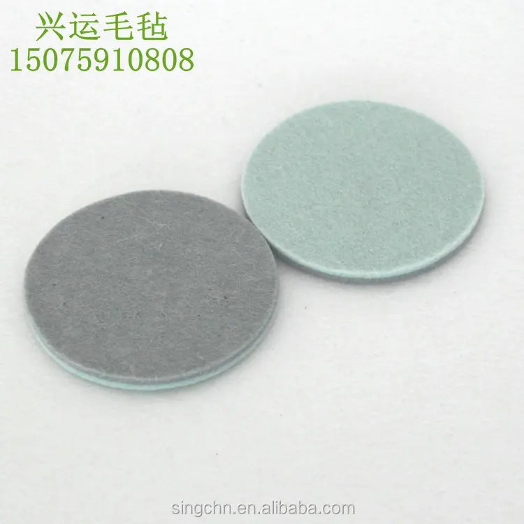 
factory customized industry use absorb oil Shock absorber mixed wool and polyester felt circle gasket 