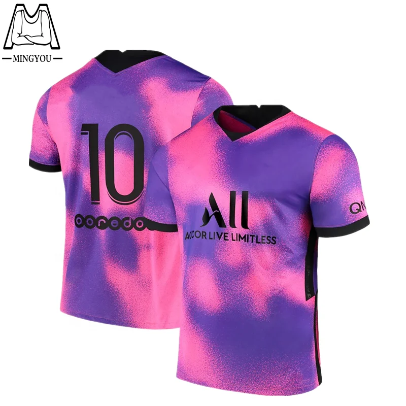 Wholesale Price Top Thai Quality Soccer Jersey Kids Uniform Man Football Shirt