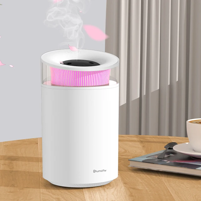 ultrasonic mini flame air humidifier water drip mobile bottle cooler bedroom volc ano atomizer aro ma smart diffuser humidifier