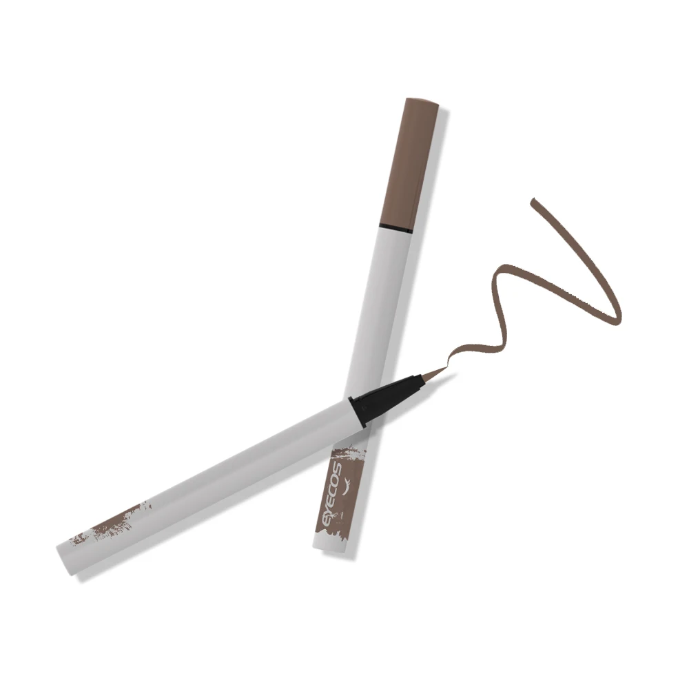 Cold tea brown high quality eyeliner liquid waterproof and sweatproof with long lasting not to fade private label