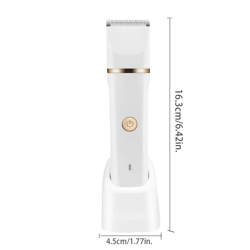 Rechargeable Waterproof Electric Bikini Trimmer Pubic Hair Razors Nose for Women 4 in 1 Electric Shaver Facial Hair Remover
