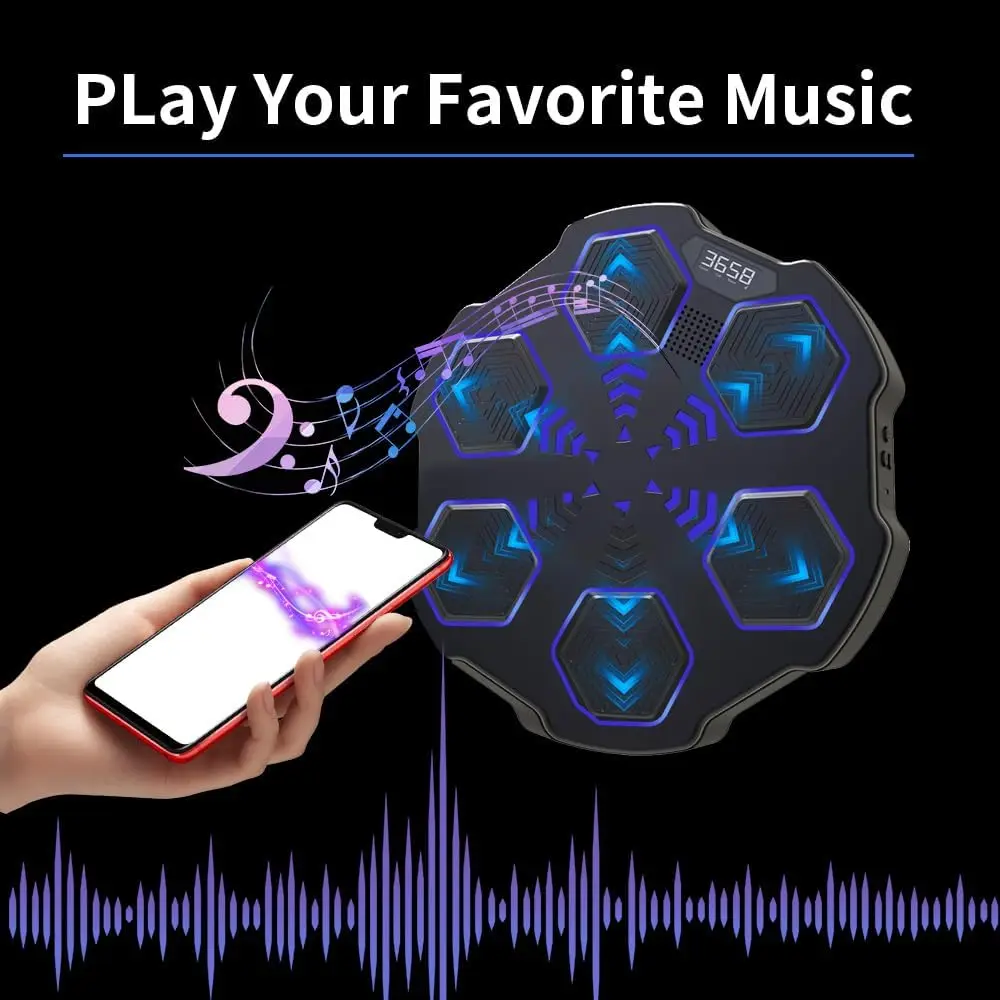 Gymbopro Smart Bluetooth музыкальный боксерский аппарат настенный штамповочный мишень для тренировок