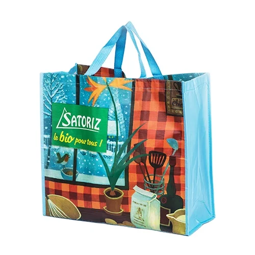 Foldable Tote Reusable Large Trolley Clip To Cart, Grocery Shopping bags foldable Portable Green Non Woven bags for cart/