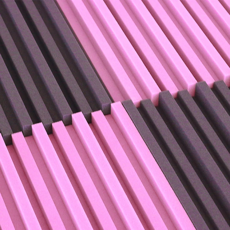 Low Cost Strip Shape Colorful Sound Proof Thick Foam Music Studio Acoustic Panels On Wall