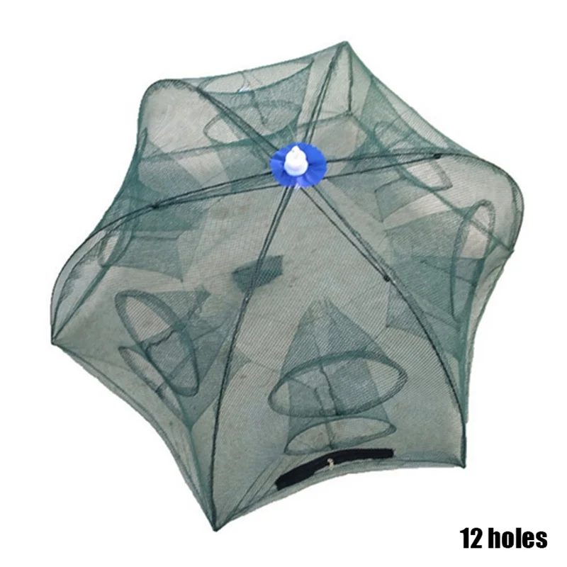 4/6/8/10/12/16/18/20 Holes Entrance Factory Make China Supplier Small Fish Trap Shrimp Trap Net Fishing Goods