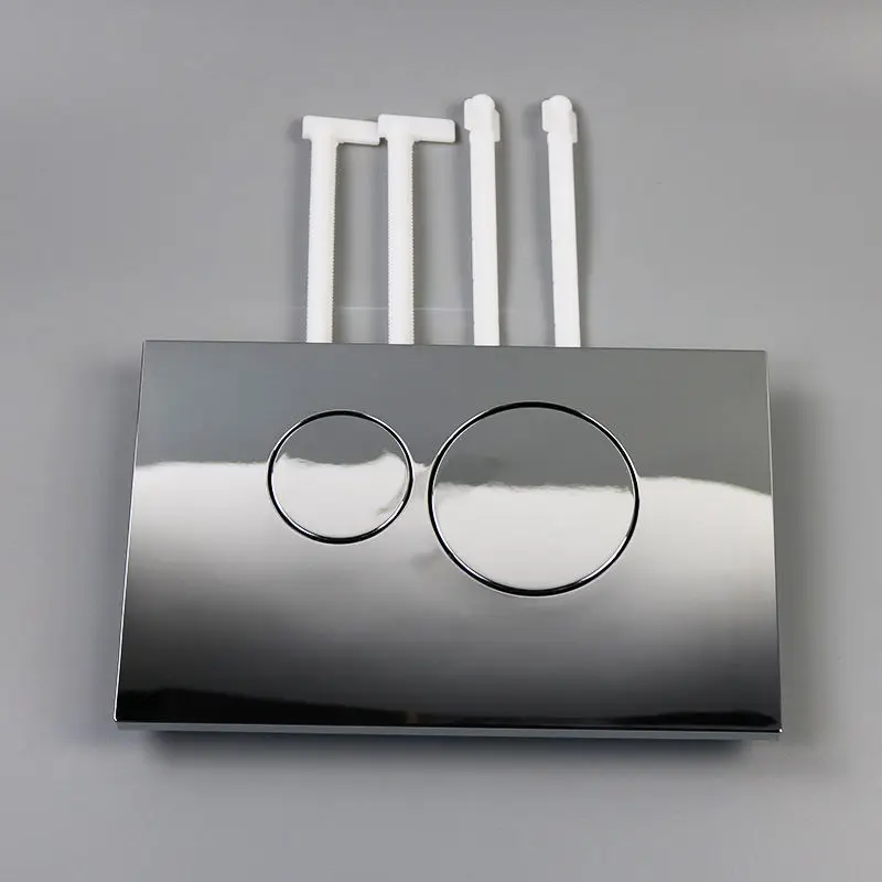 High Quality New Type Toilet Button Wall Concealed Double Flush Valve