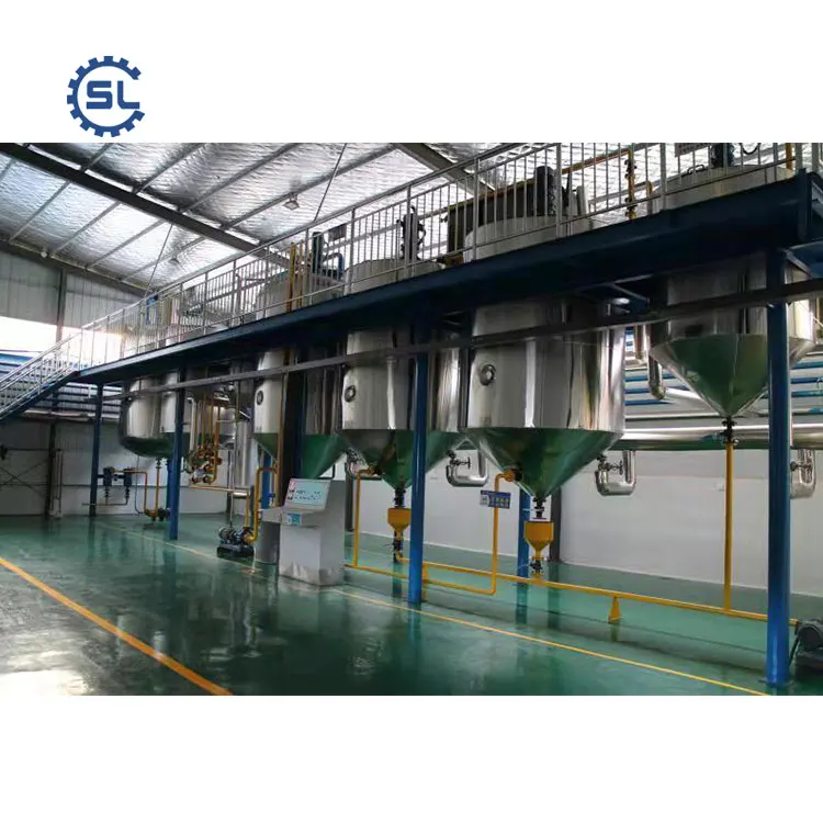 Small Scale Edible Oil Refinery Plant Coconut Processing Machine Production Line
