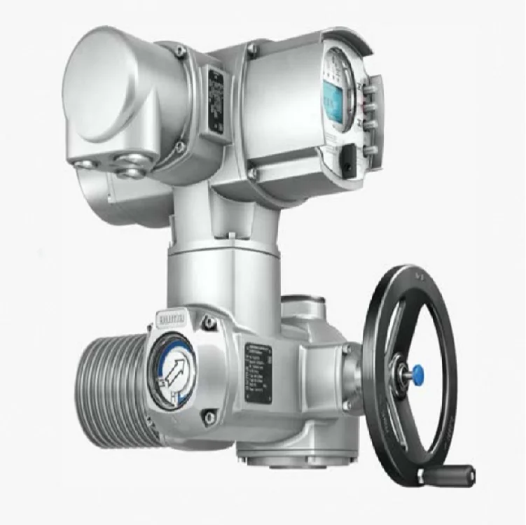 Pressure/Flow Control Skid with Auma electric actuator SA/SQ and multi-rotation gearbox GK/GST/GHT