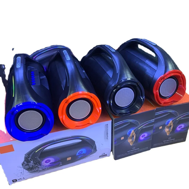 Новое поступление Boombox 2 Портативная Беспроводная колонка IPX6 водонепроницаемые USB колонки Поддержка AUX TF микрофон сабвуфер громкоговоритель