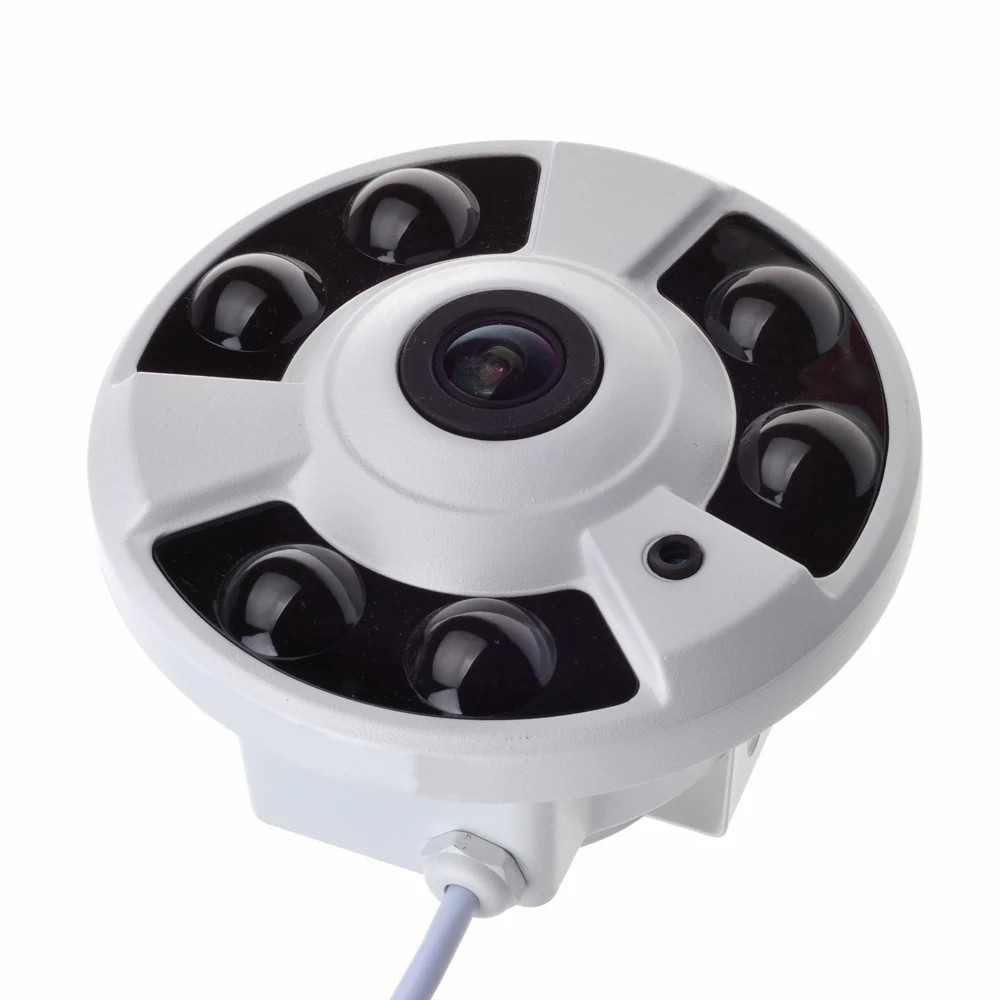 Камера видеонаблюдения Fosvision 360 градусов 1080P AHD купольная домашняя панорамная камера наблюдения «рыбий глаз» с ночным