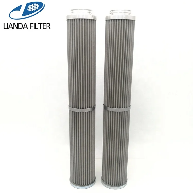 10 micron sintered SS metal fiber pleated fuel gas filter element for natural gas and other petrochemical gas