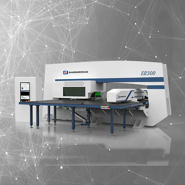 DARDONTECH ER300 CNC Turret Punch Press Rexroth 32 Stations 30 Ton Punching Machine