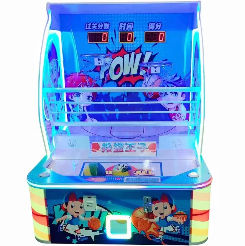 Coin Operated Basketball Machine 2 Player Basketball Game Electronic Sport Game Machine for sale