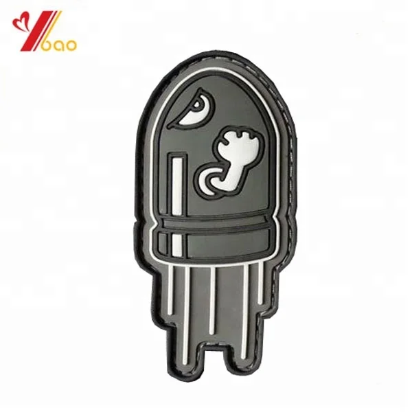 Wholesale 3d or 2d Brand Designer Custom Logo Pvc Patches For Clothing or bag or cap or hat or coat