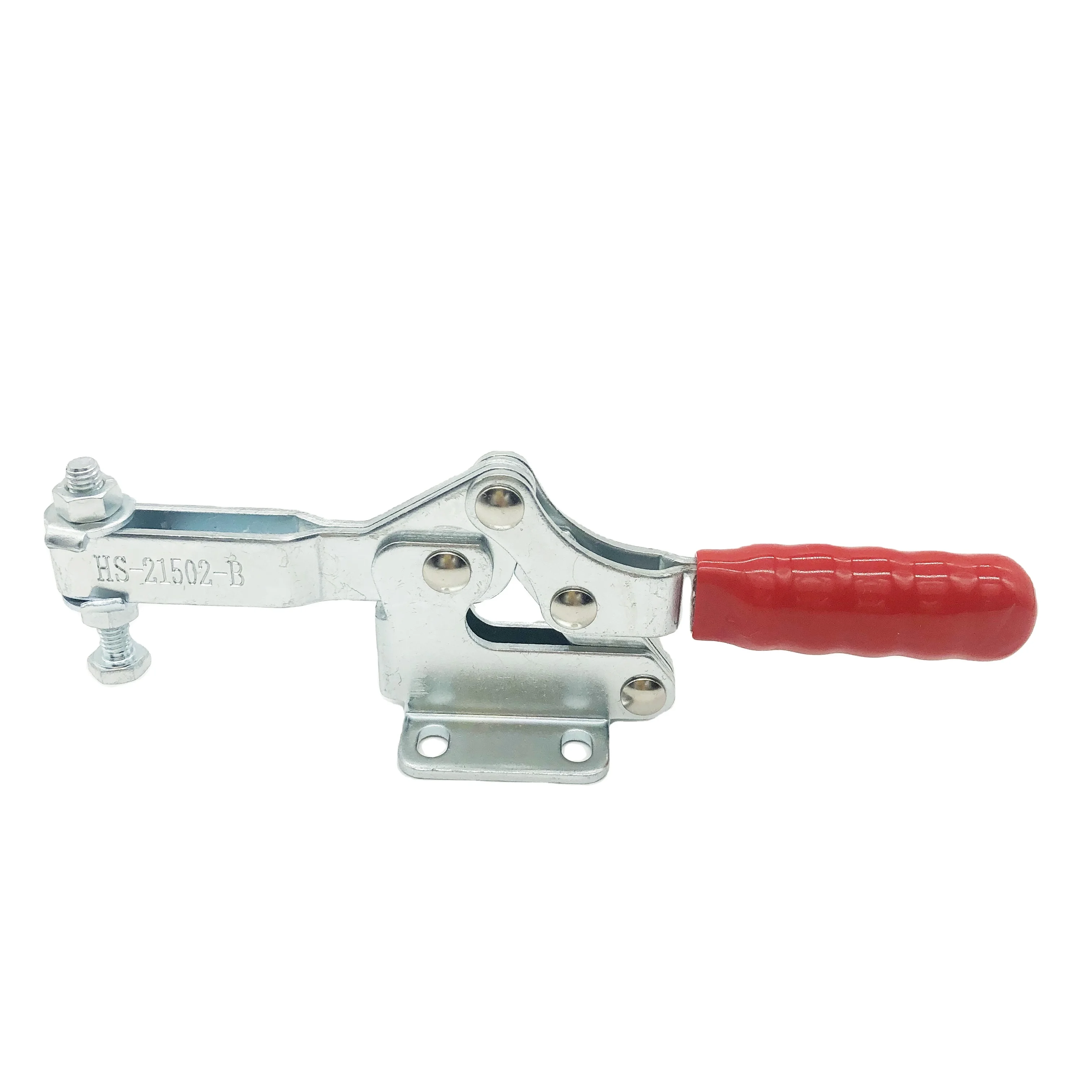 galvanized manual horizontal toggle clamp adjustable HS-21502-B 150kg/330LB Same as 217-U  for inspection tool