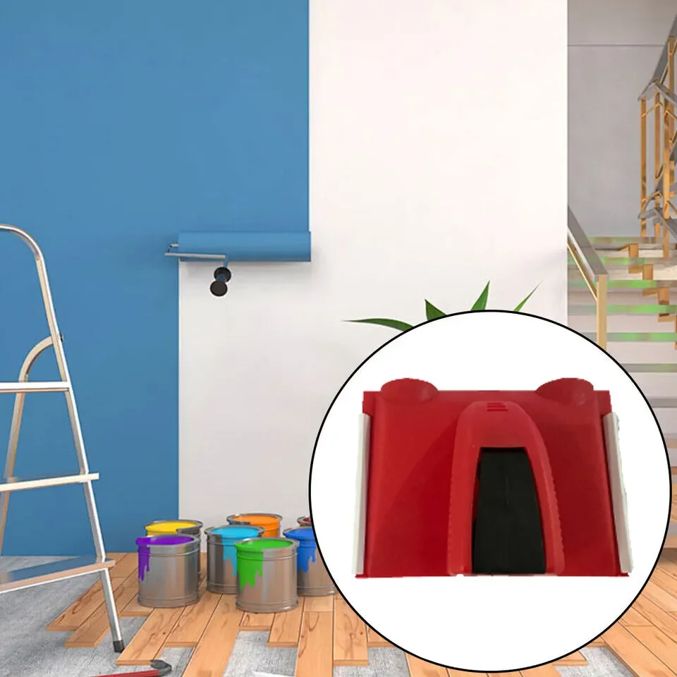 Paint Edger Tool for Walls Pad Painter for Walls Paint Edge Trimmer with Handle Multifunctional Ceiling Corner Painting Brush