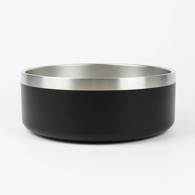 Double Wall Pet Feeding Bowl Stainless Steel Dog Bowl Custom Stainless Steel Dog Bowl Feeder