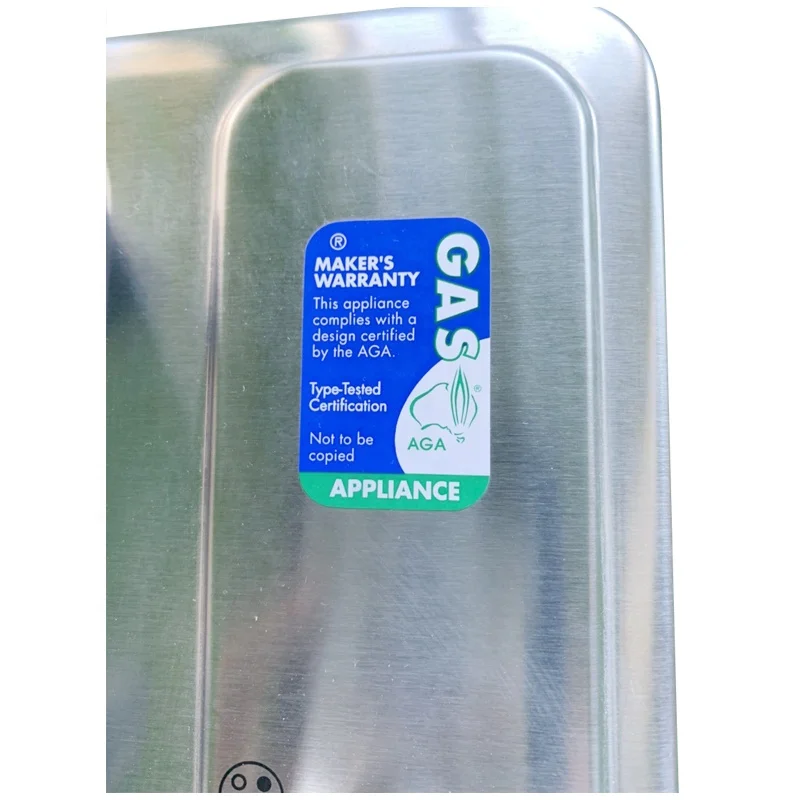 AGA approved 4 burner built in gas and electric hob stainless steel built in gas burner cooker